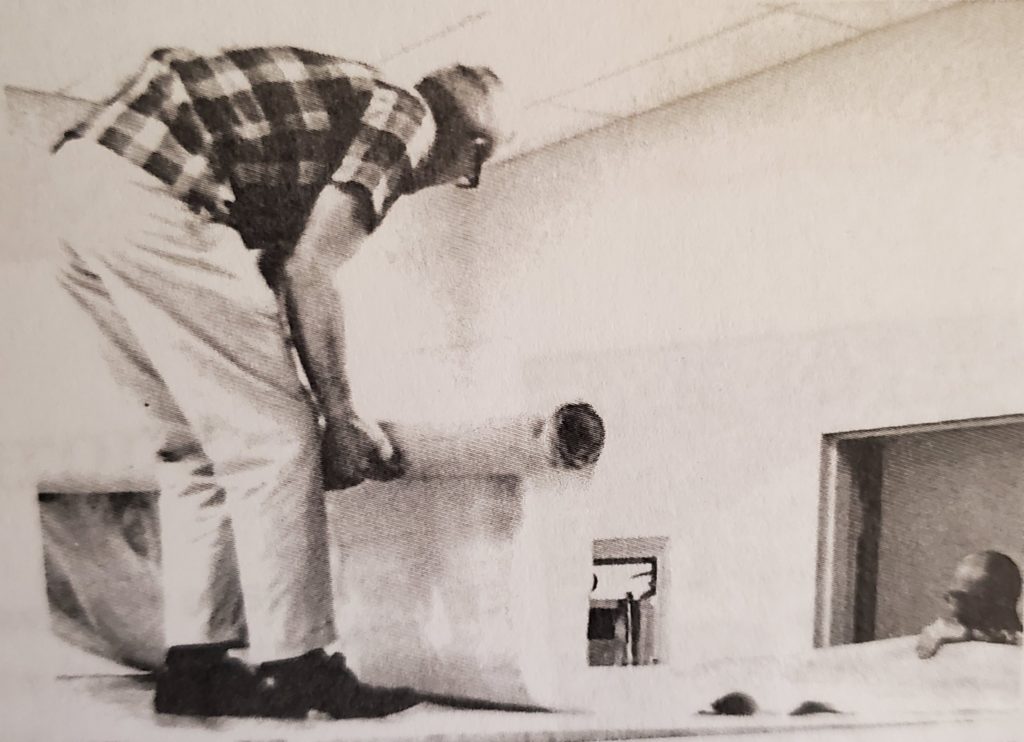 Mayer and his assistants arrived in Lexington and began the installation.