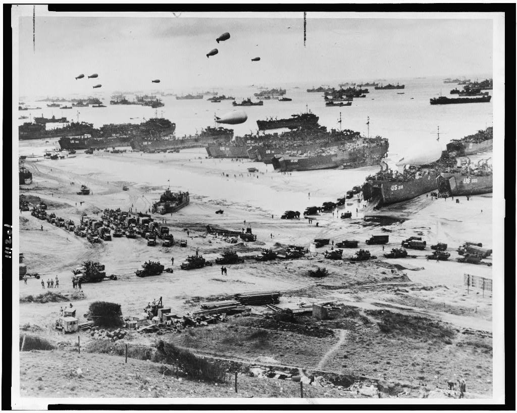 Omaha Beach summer of 1944