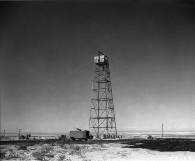 Tower for Gadget (Atomic Heritage Organization photo)