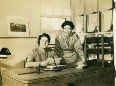 WAC officers at March Field, CA.