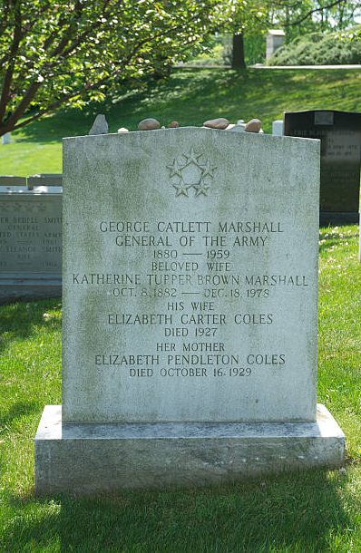 Click on the image to view Arlington National Cemetery's page on Marshall.