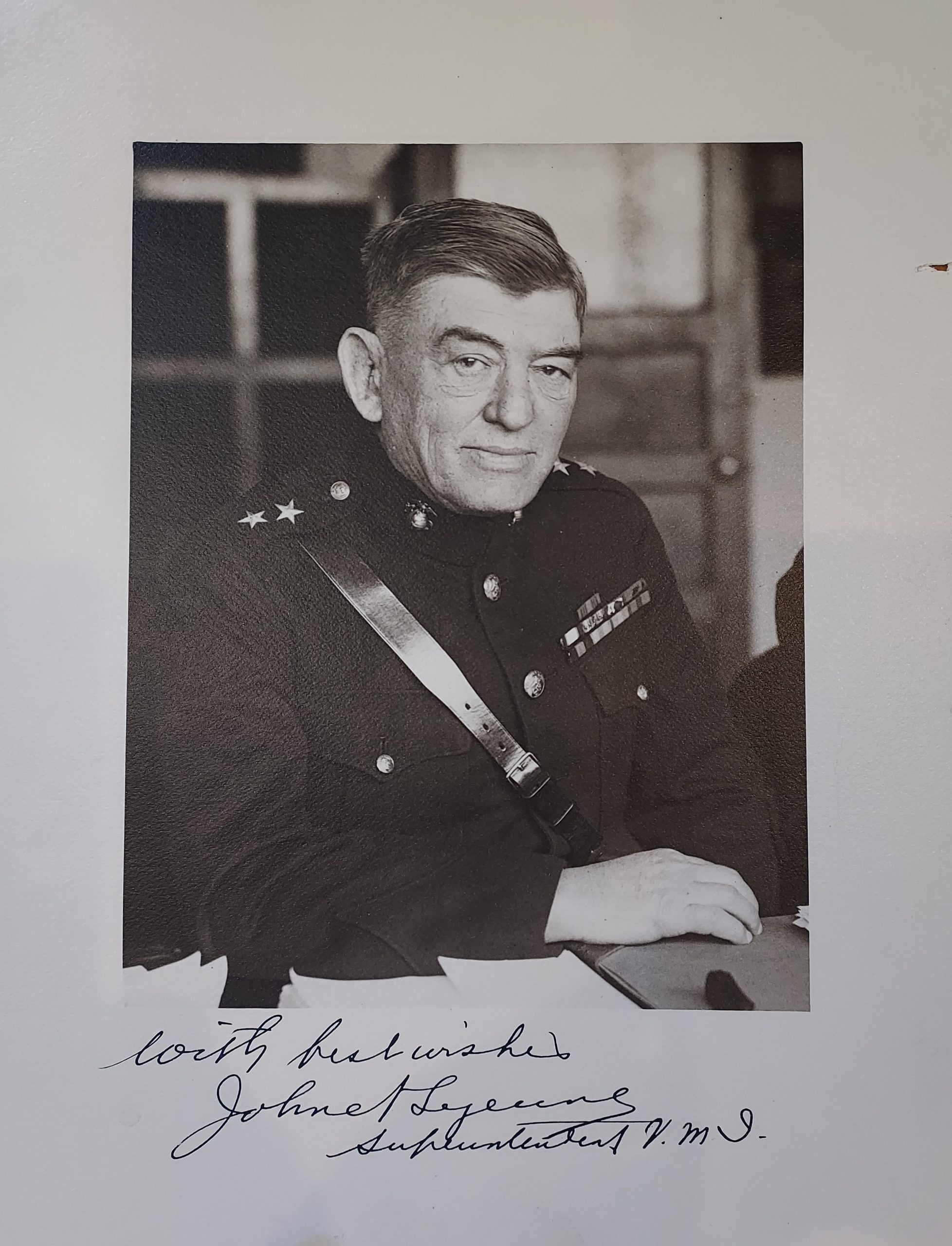 I Made My Life Occupation That of a Soldier The C. Marshall